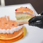 White Peach Oolong Cake Pie